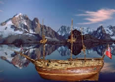 Barco antiguo ingles sin velas modelismo minifoto ciudadanos leon