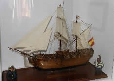 Barco antiguo modelismo minifoto ciudadanos leon